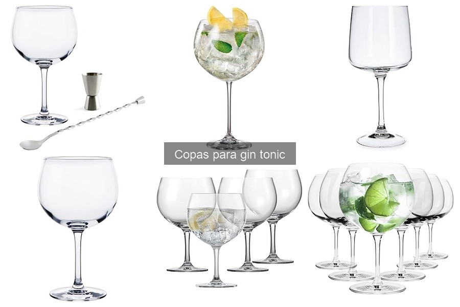 Cómo elegir las mejores copas para gin tonic