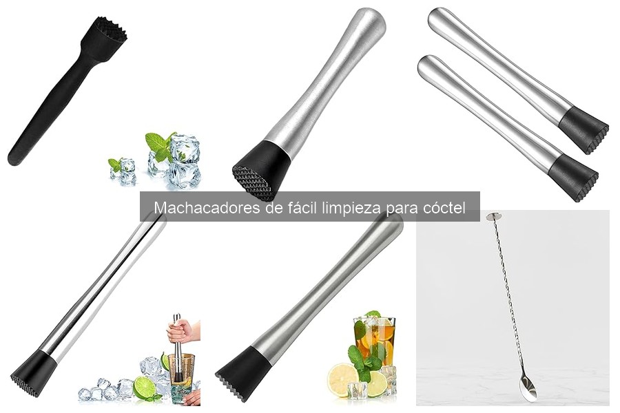 Cómo Elegir un Machacador de Fácil Limpieza para Cócteles