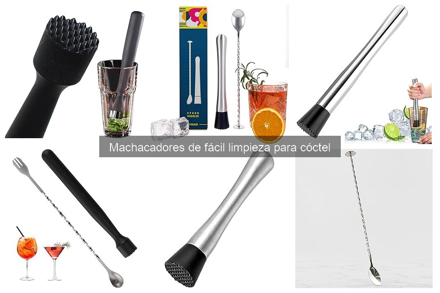 Cómo eliminar manchas difíciles en machacadores de cócteles