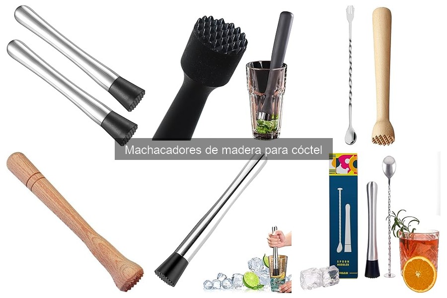 ¿Cómo hacer un machacador de madera casero para cócteles?