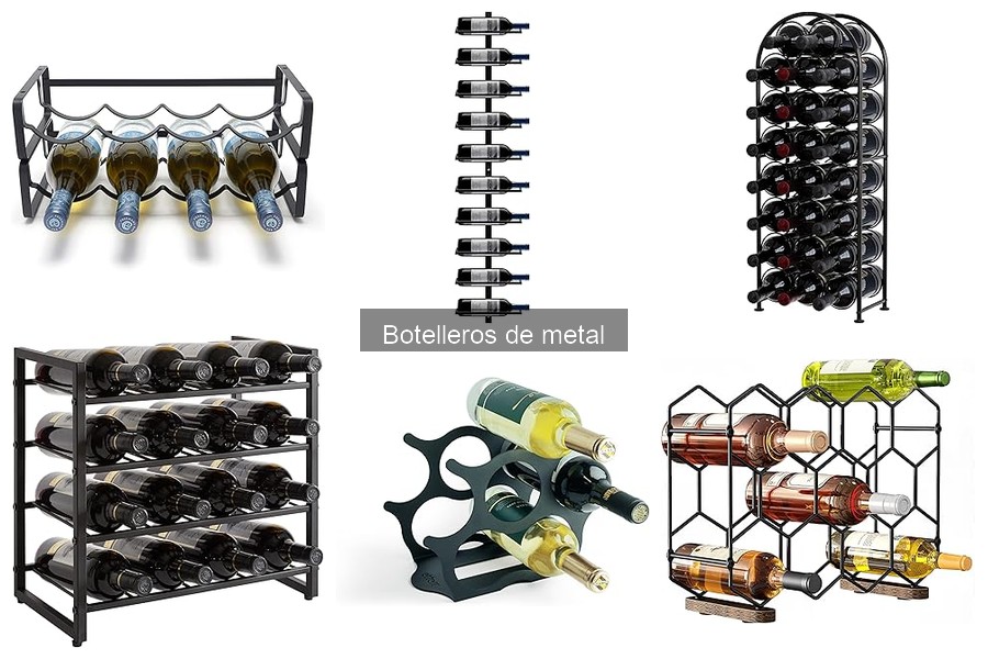 Cómo instalar un botellero de metal fácilmente en casa