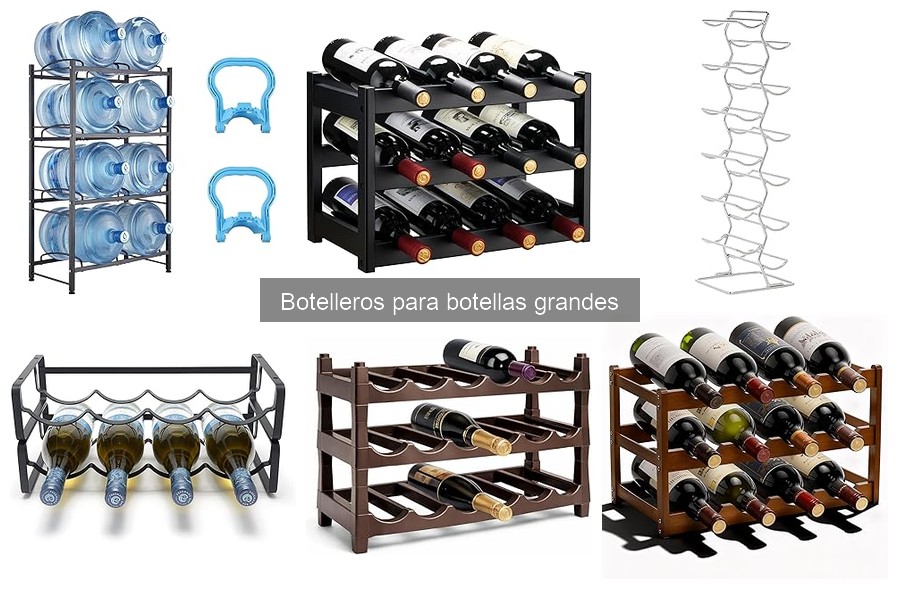 Cómo instalar un botellero para botellas grandes fácilmente