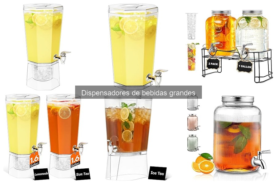Cómo instalar y mantener un dispensador de bebidas grande