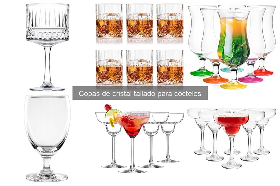 Cómo limpiar y cuidar copas de cristal tallado