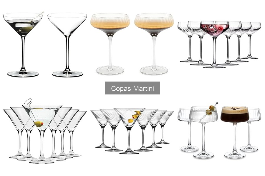 Cómo limpiar y mantener copas Martini correctamente