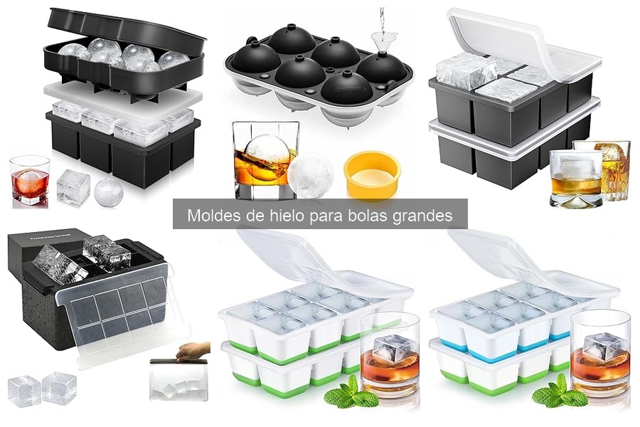Cómo limpiar y mantener moldes de hielo para bolas grandes