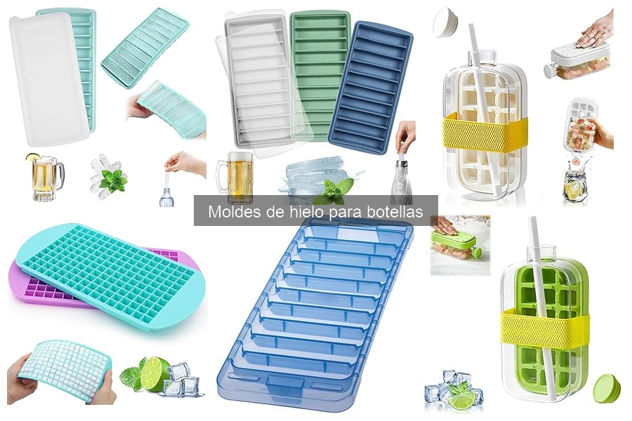 Cómo limpiar y mantener moldes de hielo para botellas