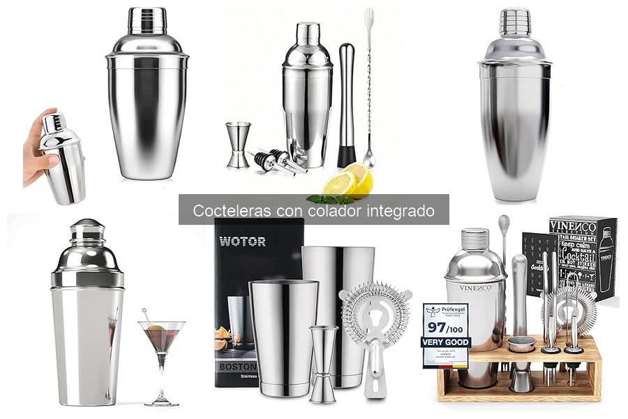 Cómo limpiar y mantener tu coctelera con colador integrado