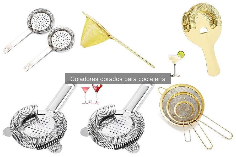 Cómo limpiar y mantener tu colador dorado para cócteles