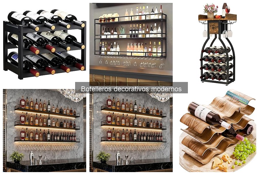Cómo mantener botelleros decorativos modernos en perfecto estado