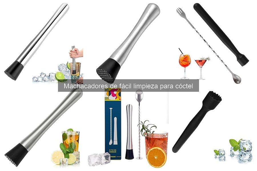 Cómo mantener tu machacador de cócteles fácil de limpiar