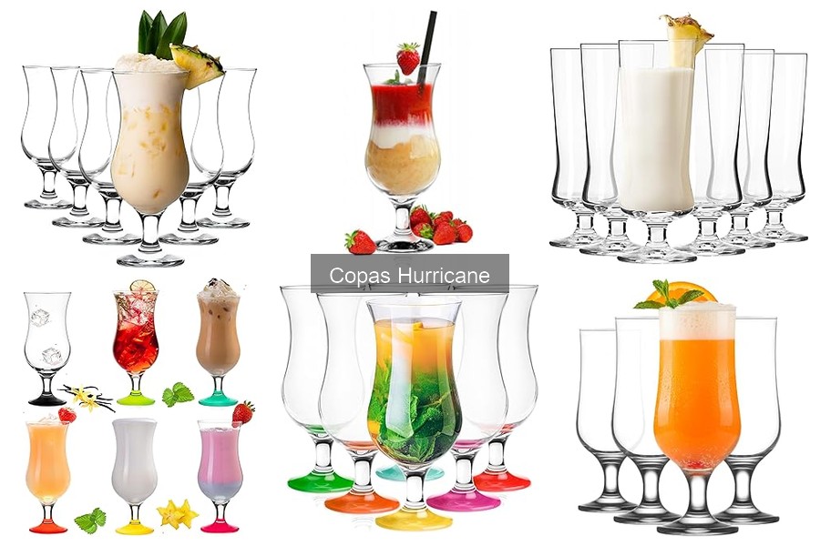 Cómo Presentar Bebidas en Copas Hurricane de Forma Atractiva