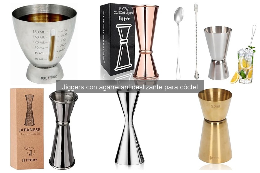 Cómo usar correctamente un jigger antideslizante para cócteles