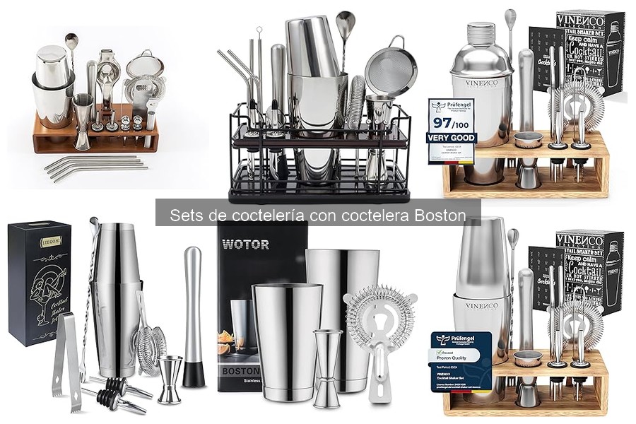 Cómo usar correctamente un set de coctelería Boston
