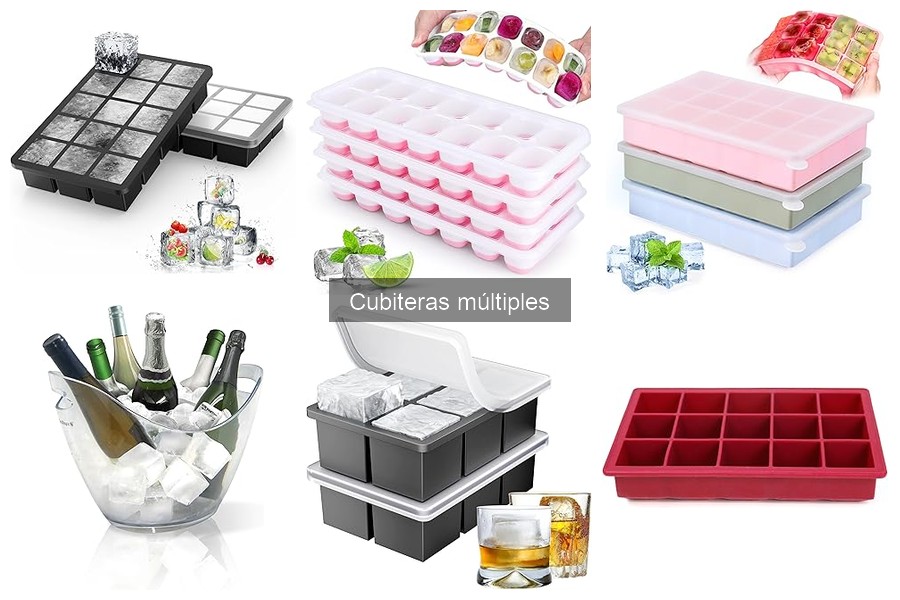 Cómo usar correctamente una cubitera múltiple: guía práctica