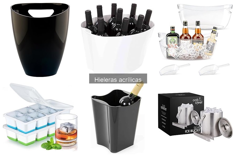 Cómo usar hieleras acrílicas para mantener tus bebidas frías