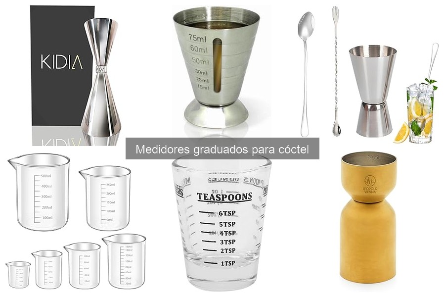 Cómo usar medidores graduados en recetas de cócteles