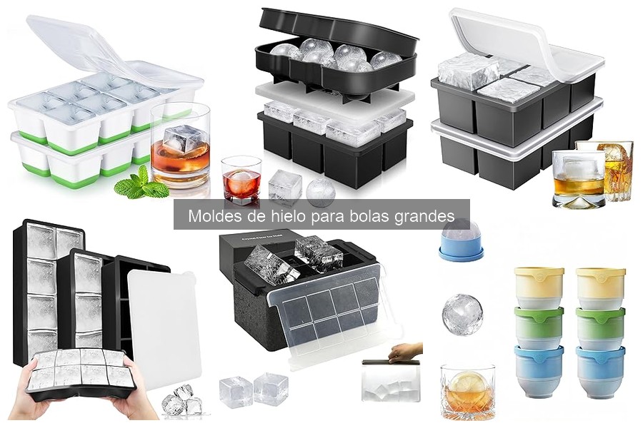 Cómo usar moldes de hielo para bolas grandes en casa