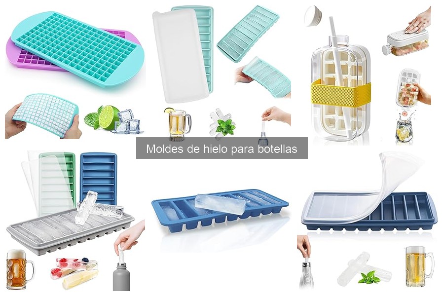Cómo usar moldes de hielo para botellas correctamente
