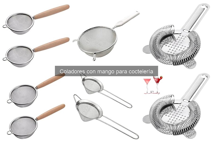 Cómo usar un colador con mango en la coctelería