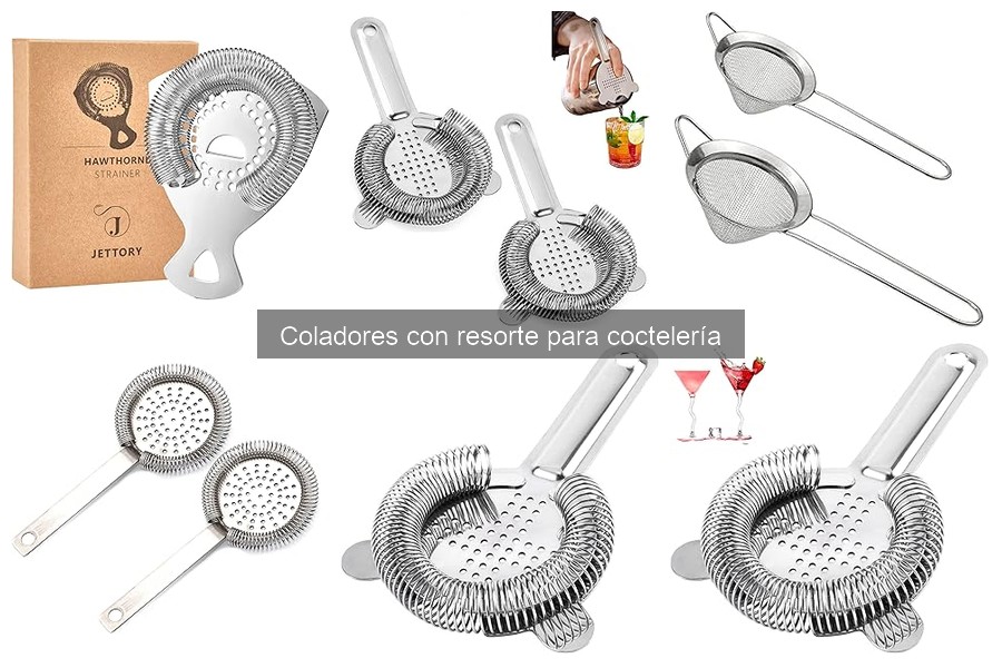 Cómo usar un colador con resorte para cocteles perfectos