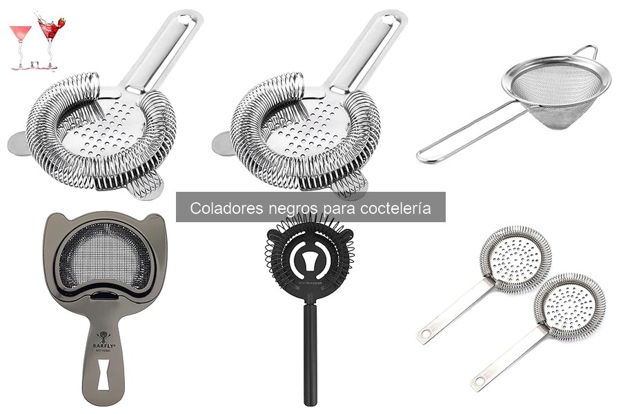 Cómo usar un colador negro en coctelería: guía práctica