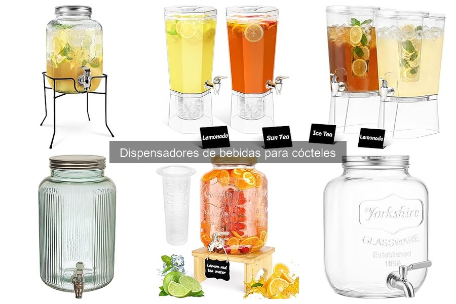 Cómo usar un dispensador de bebidas para cócteles correctamente