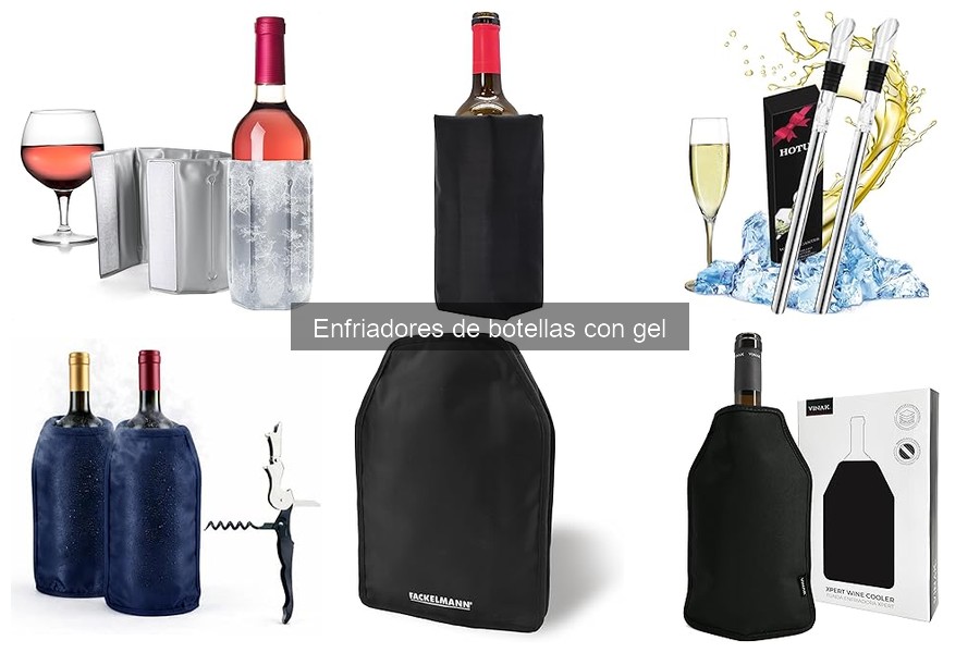 Cómo usar un enfriador de botellas con gel correctamente