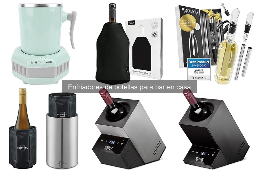 Cómo usar un enfriador de botellas para bar en casa