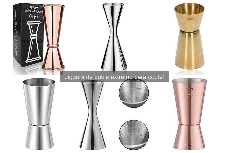 Cómo usar un jigger de doble extremo para cócteles