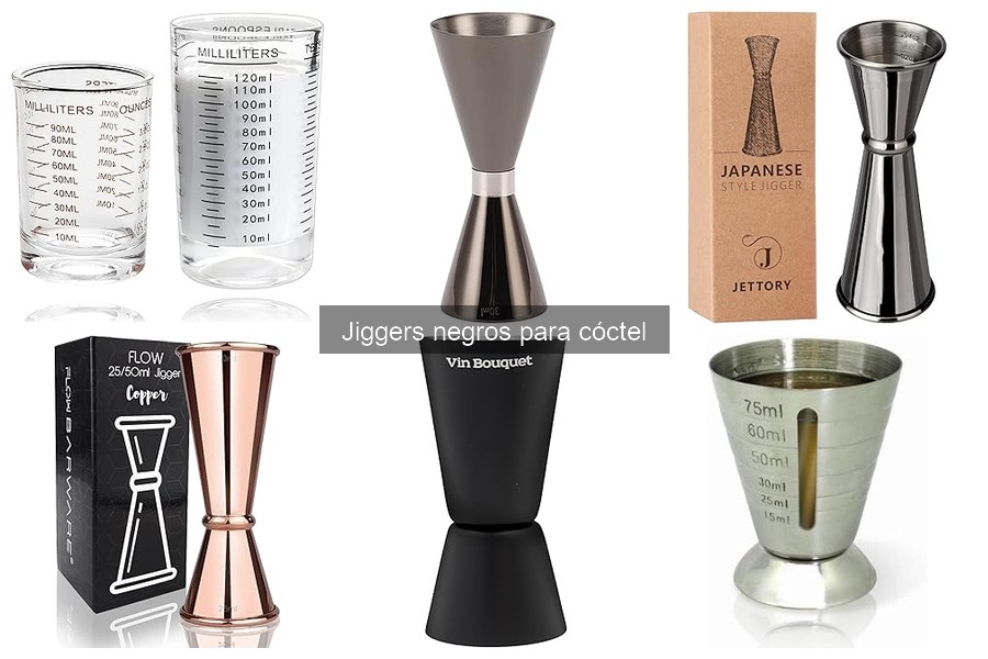 Cómo usar un jigger negro para cócteles: guía práctica