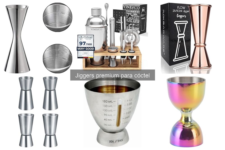 Cómo usar un jigger premium para cócteles correctamente