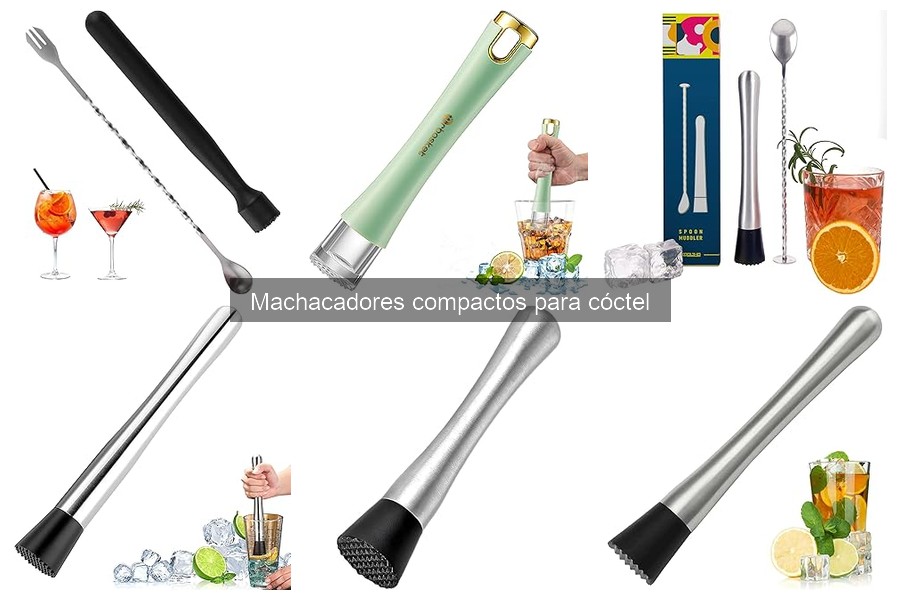 Cómo usar un machacador compacto para cócteles fácilmente
