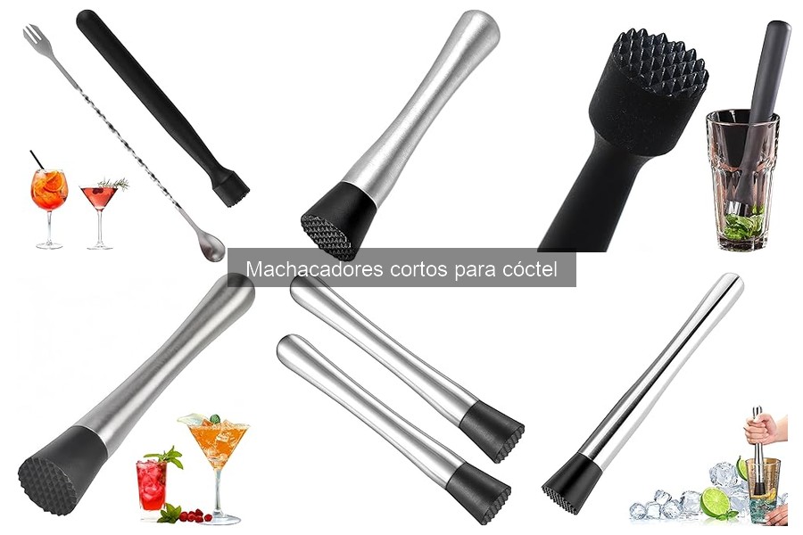 Cómo usar un machacador corto para cócteles
