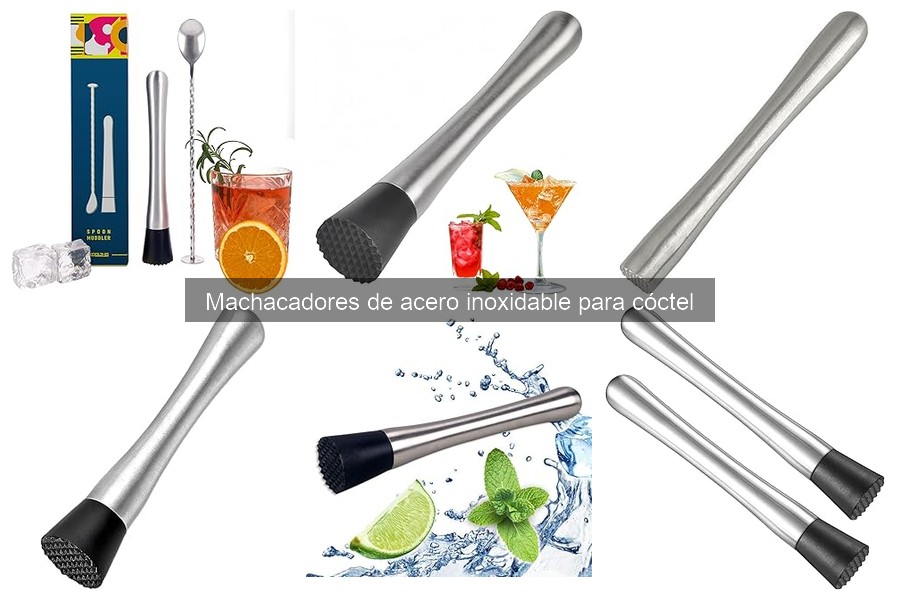 Cómo usar un machacador de acero inoxidable para cócteles