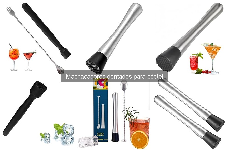 Cómo usar un machacador dentado para cócteles correctamente