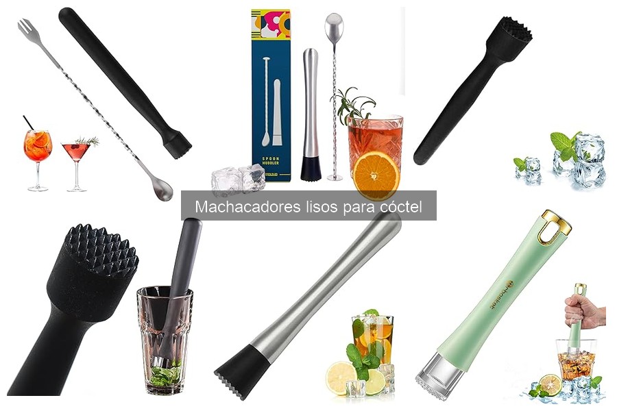 Cómo usar un machacador liso para cócteles de forma efectiva