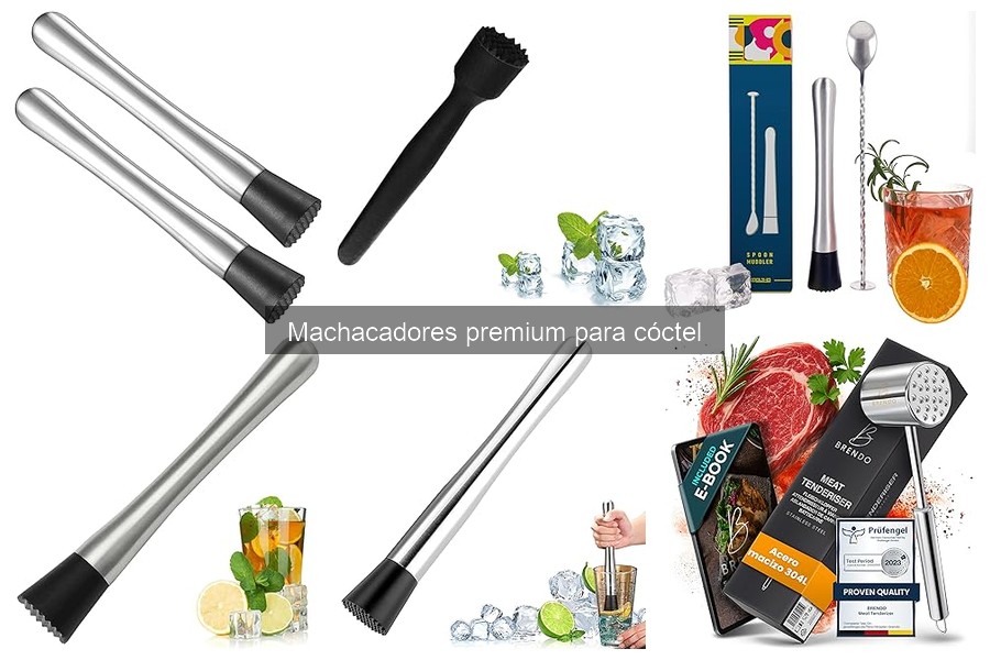 Cómo usar un machacador premium para cócteles correctamente