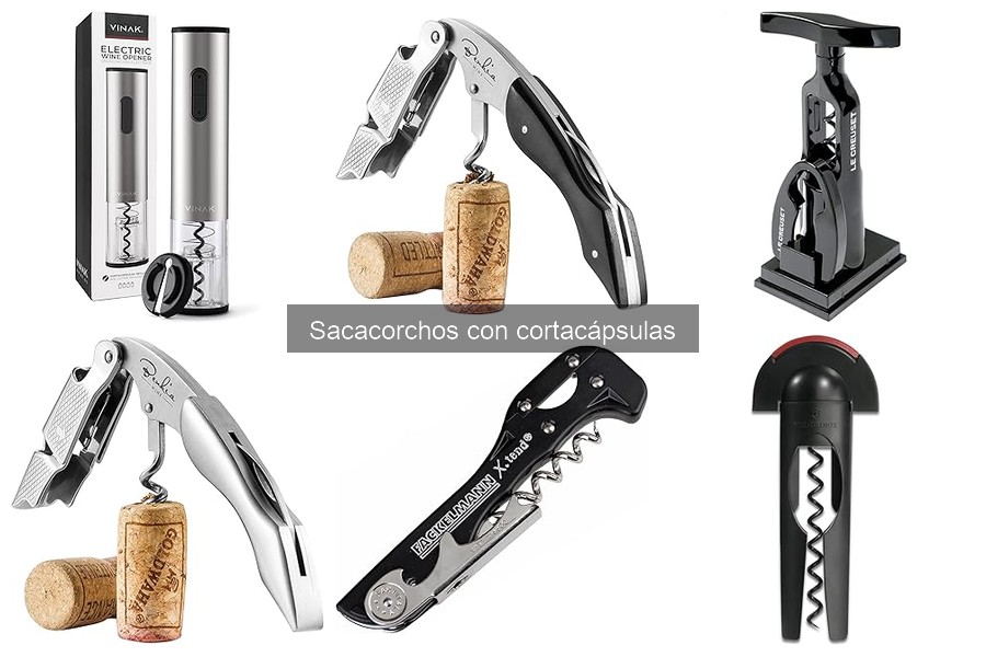 Cómo usar un sacacorchos con cortacápsulas correctamente