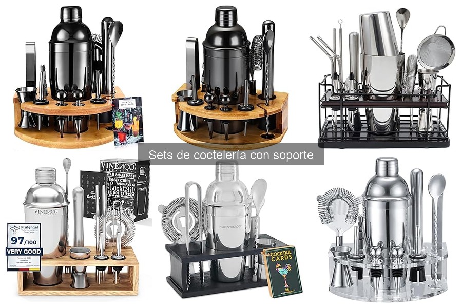 Cómo usar un set de coctelería con soporte: Guía práctica