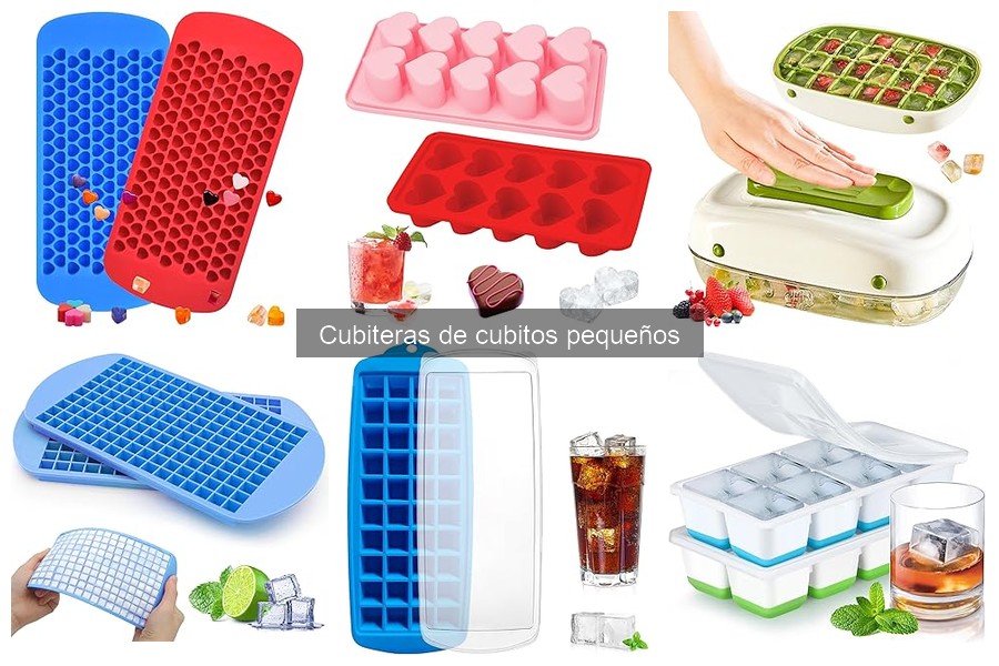 Cómo usar una cubitera de cubitos pequeños correctamente