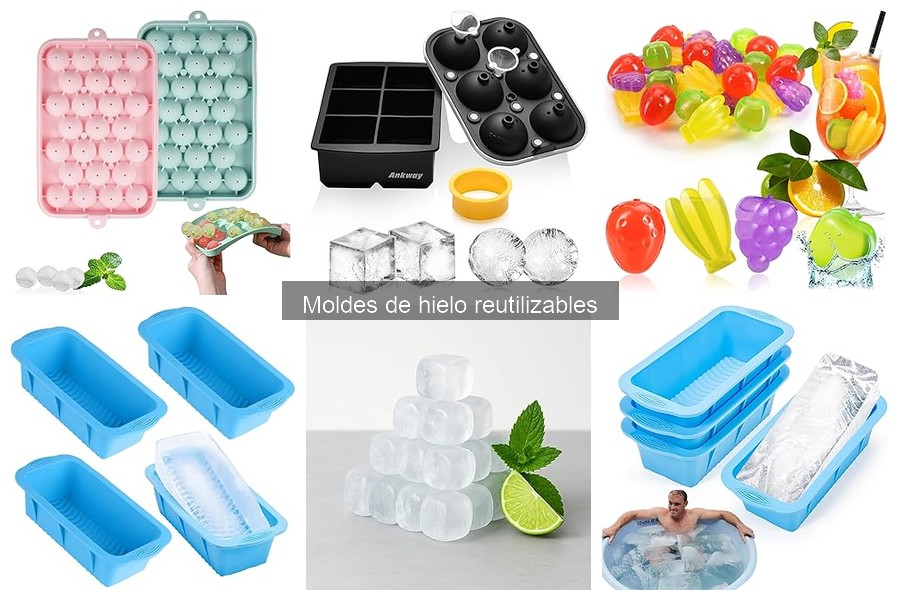 Cómo utilizar moldes de hielo reutilizables de forma eficiente