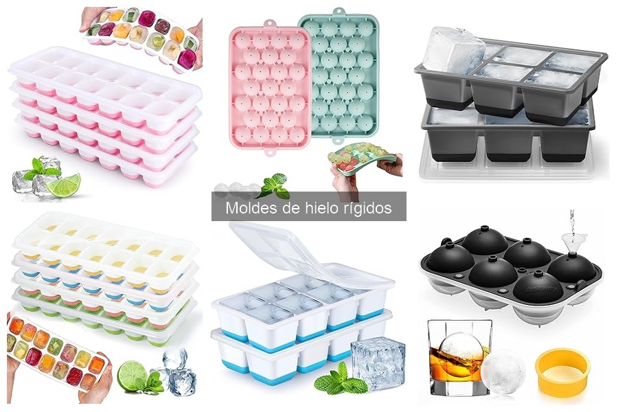 Cómo utilizar moldes de hielo rígidos correctamente
