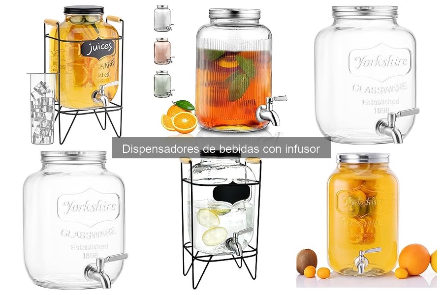 Cómo utilizar un dispensador de bebidas con infusor