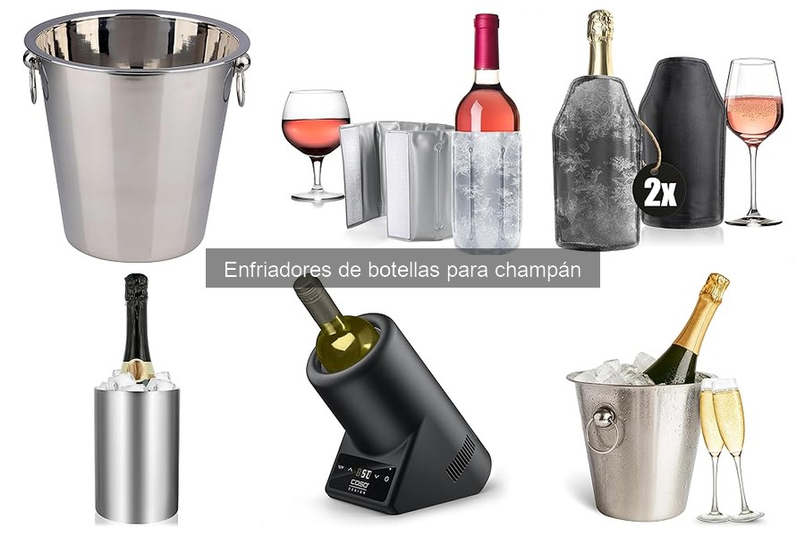 Cómo utilizar un enfriador de botellas de champán eficazmente