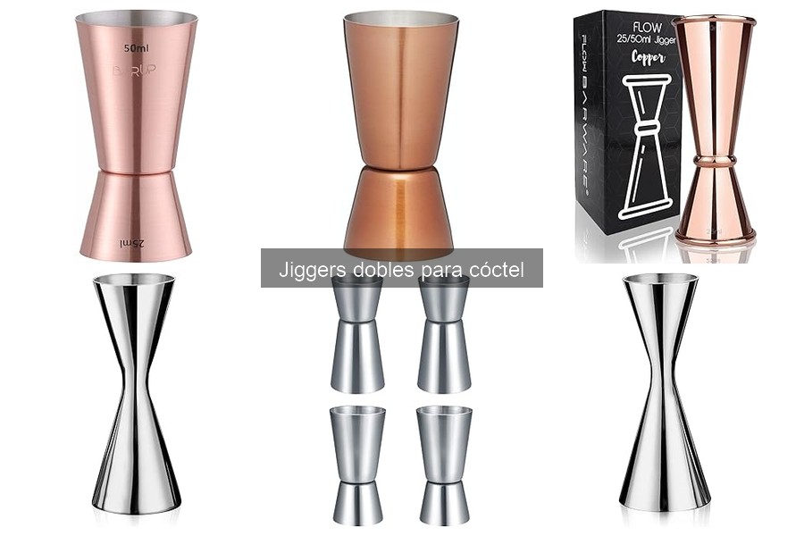 Cómo utilizar un jigger doble para cócteles correctamente