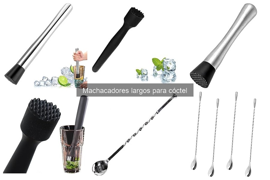 Cómo utilizar un machacador largo para cócteles en casa