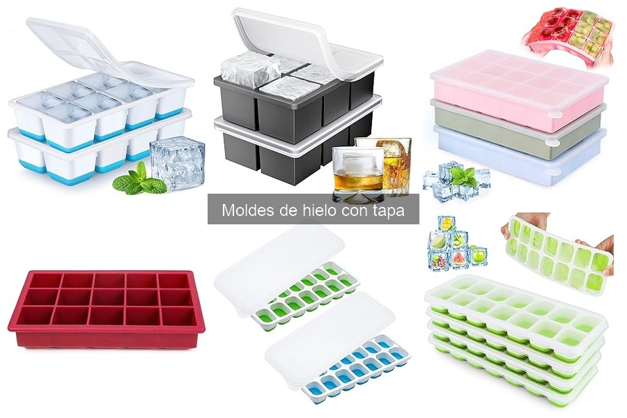 Cómo utilizar un molde de hielo con tapa correctamente