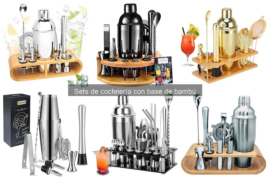Cómo utilizar un set de coctelería con base de bambú