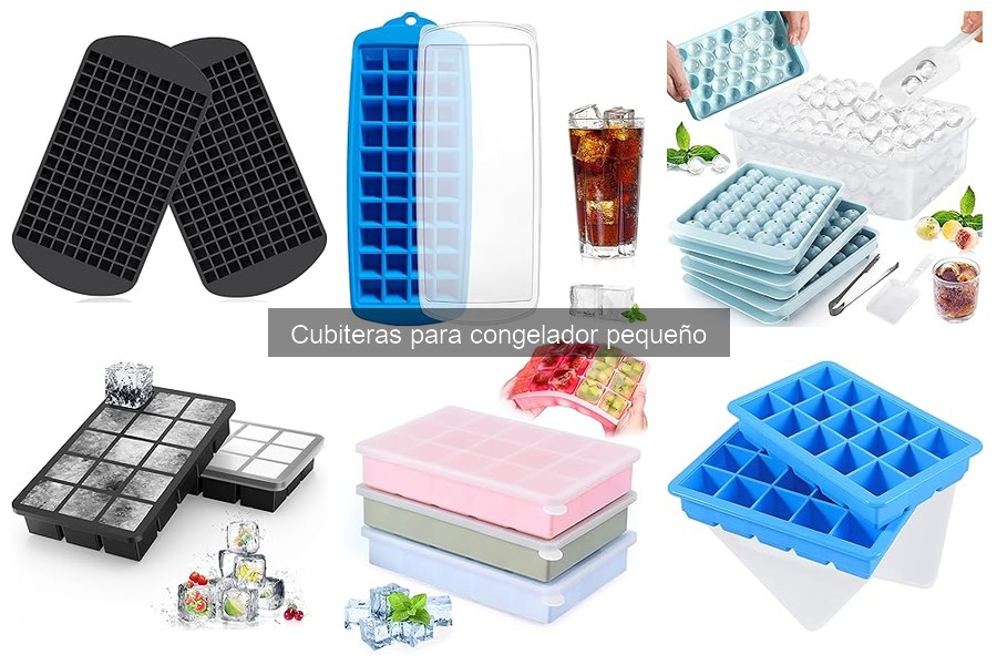 Cómo utilizar una cubitera para congelador pequeño